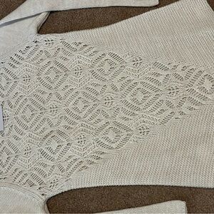 Cream Wool Blend Italian Sweater Bianca B